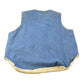 Vintage 1980s Madewell Sherpa Lined Denim Jean Vest Men's L