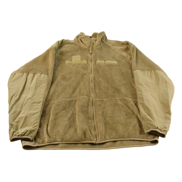 Vintage 1990s Military Cold Weather Full Zip Fleece Sweater Men's XL