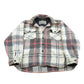 Vintage 1980s CPO Holiday Flannel Shirt Jacket Men's Large