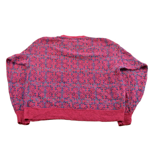 Vintage 1990s Isle of Cotton Knit Crewneck Sweater Men's L-XL