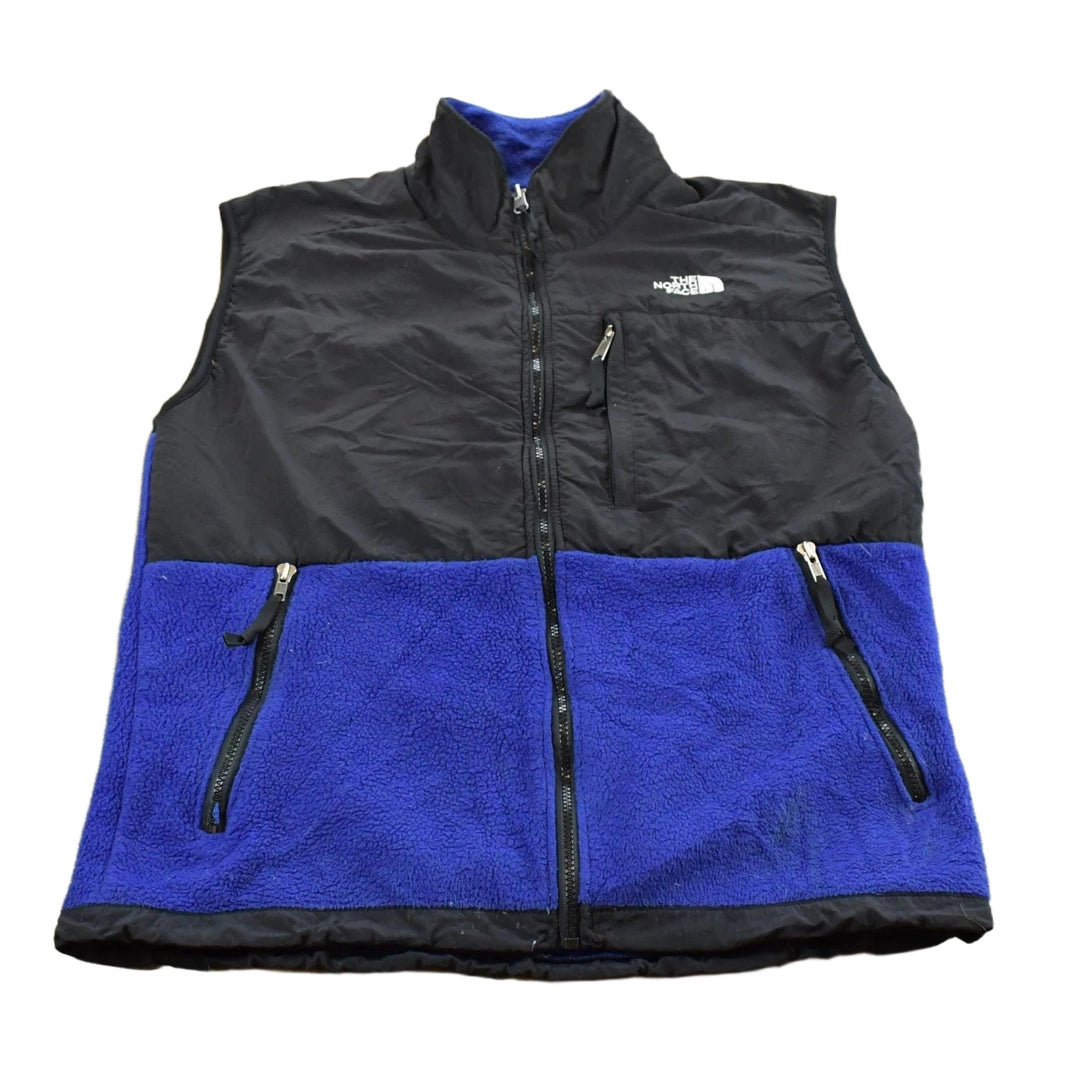 Vintage 1990s The North Face Denali Full Zip Fleece Sweater Vest Men's Medium