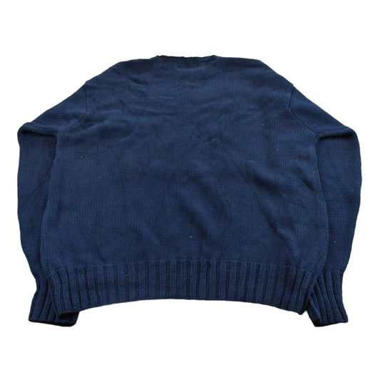 Vintage 1990s Polo Country Ralph Lauren USA Flag Knit Sweater Men's Large
