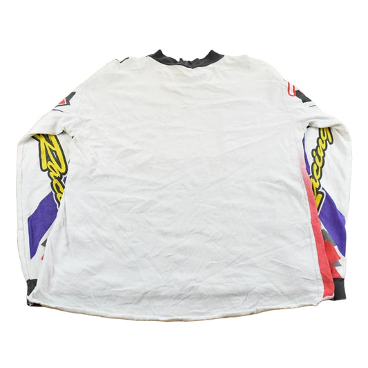 Vintage 1990s Polaris Racing Long Sleeve Mock Neck T-Shirt Men's Large