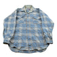 Vintage 1970s Pendleton Wool Western Flannel Snap Button Up Shirt Men's M
