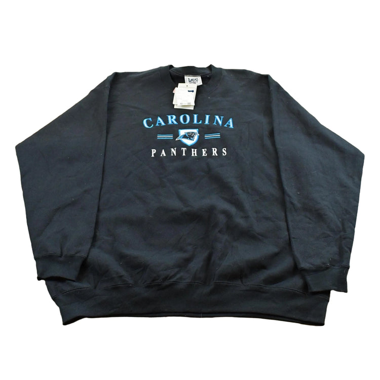 Vintage 1990s Deadstock Carolina Panthers NFL Crewneck Sweatshirt Men's Medium Men's 2XL