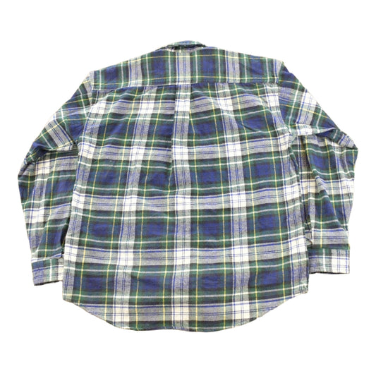 Vintage 1990s Hazel Creek Plaid Flannel Button Up Shirt Women's L