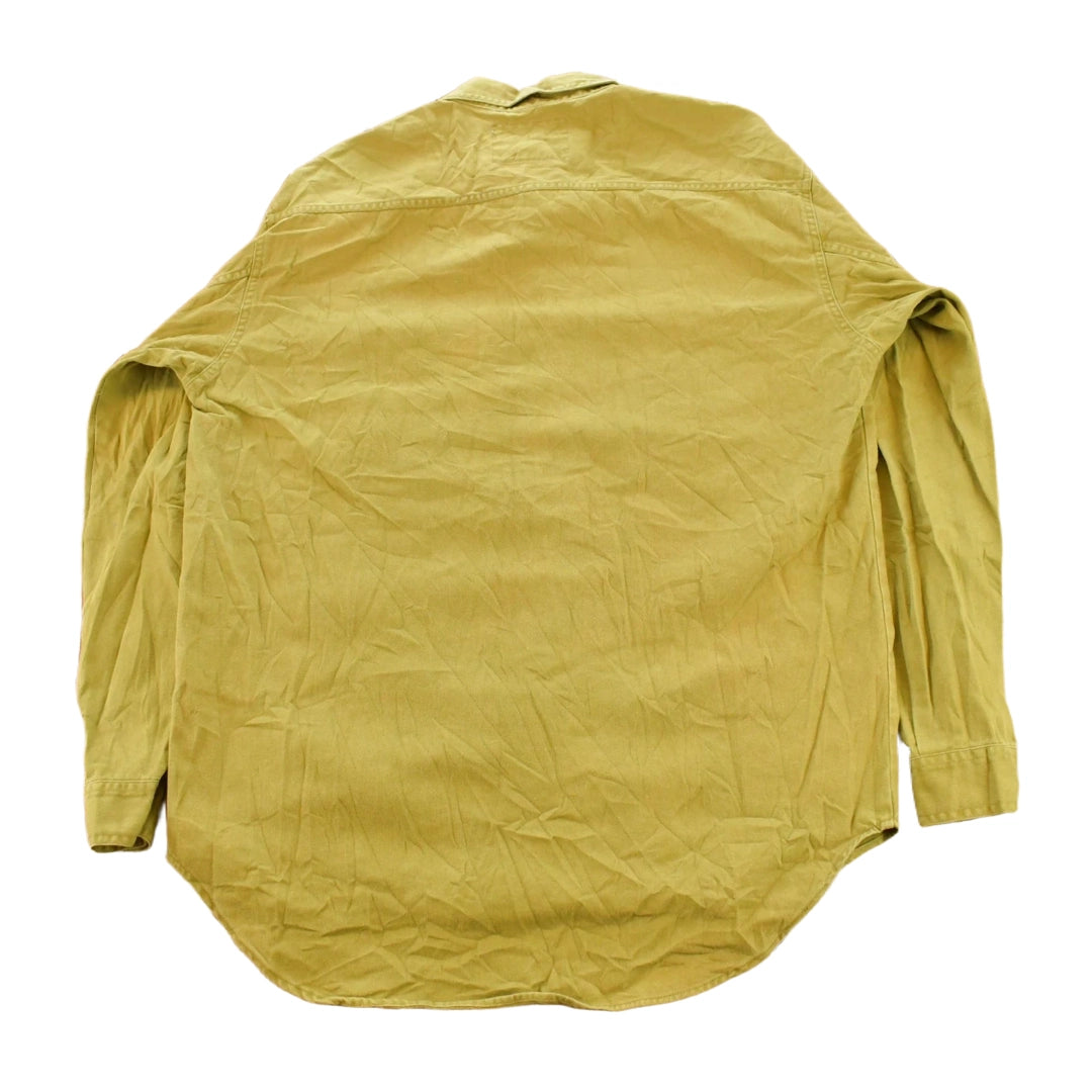 Vintage 1990s Levi's Red Tab Olive Green Button Up Shirt Men's L