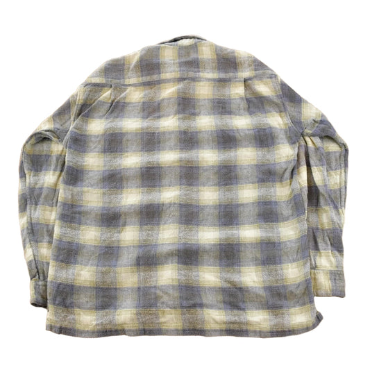 Vintage 1990s Above Sea Level Plaid Flannel Button Up Shirt Men's M