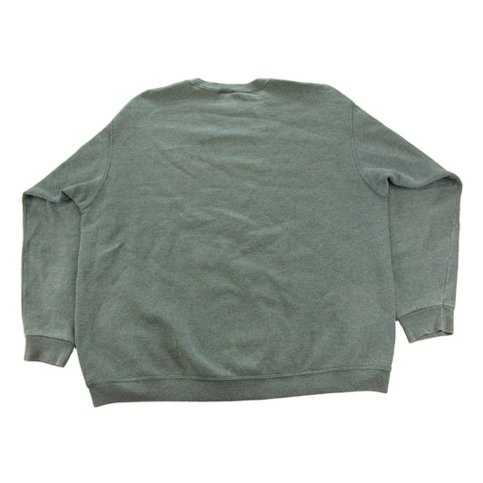 Vintage 1990s Members Mark Sun Faded Blank Green Crewneck Sweatshirt Men's XL