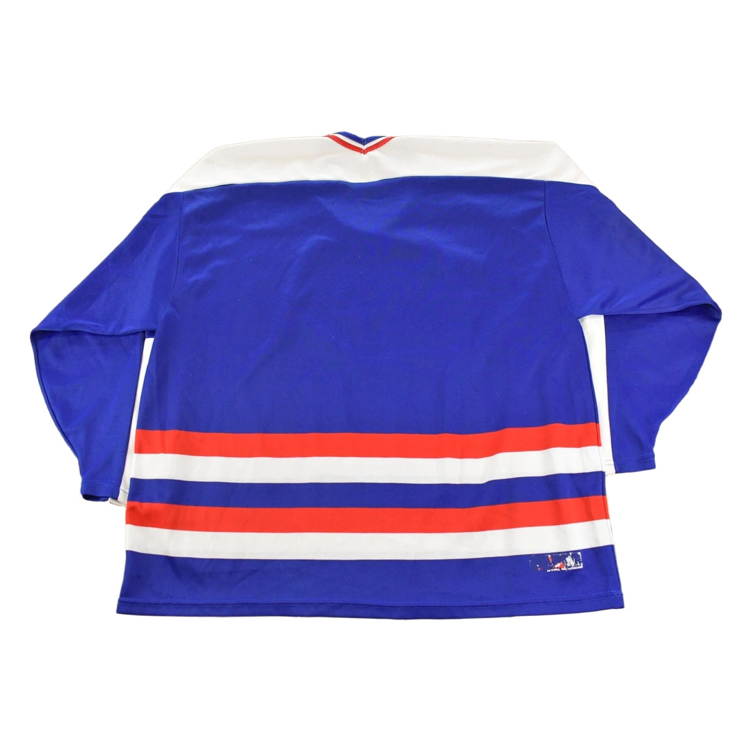 Vintage 1980s Team USA CCM Maska Embroidered Olympic Hockey Jersey Men's XL