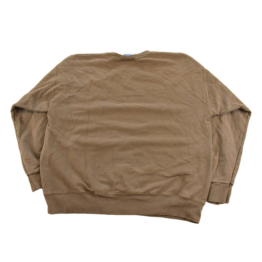 Vintage 2000s Hanes Blank Brown Crewneck Sweatshirt Men's L