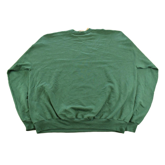 Vintage 1990s M&C Sportswear Peace Embroidered Crewneck Sweatshirt Men's 2XL