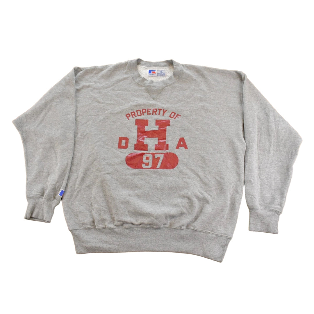 Vintage 1990s Harvard University Varsity Club Collegiate Crewneck Sweatshirt Men's XL