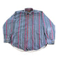 Vintage 1990s Route 66 Striped Button Up Shirt Men's XL