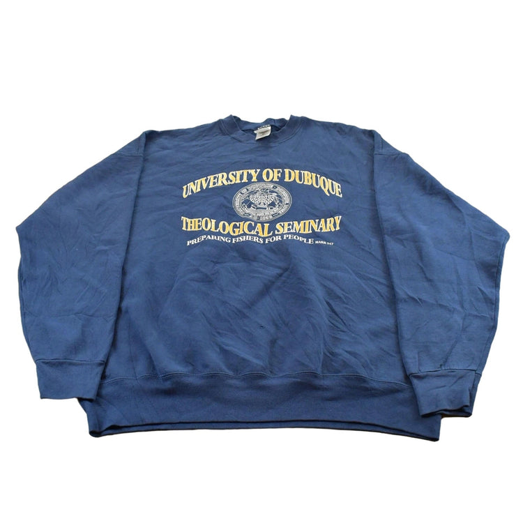 Vintage 1990s University Of Dubuque Collegiate Crewneck Sweatshirt Mens 3XL