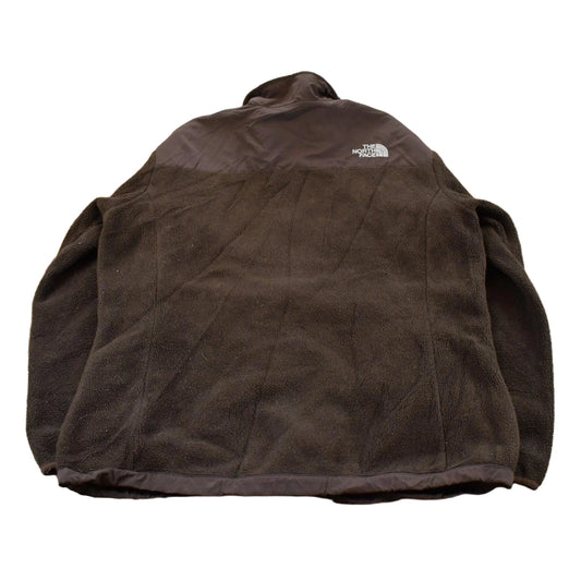 Vintage 2000s The North Face Brown Denali Fleece Sweater Jacket Youth XL