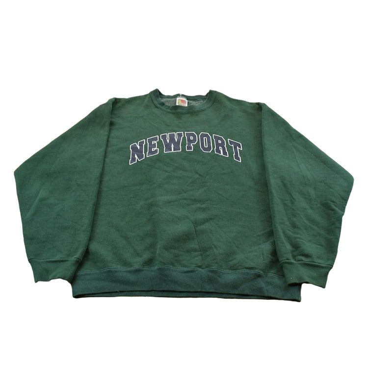 Vintage 1990s Newport Rhode Island Travel Crewneck Sweatshirt Men's Medium