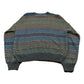 Vintage 1990s Ivy Crew Abstract Striped Knit Crewneck Sweater Men's Large