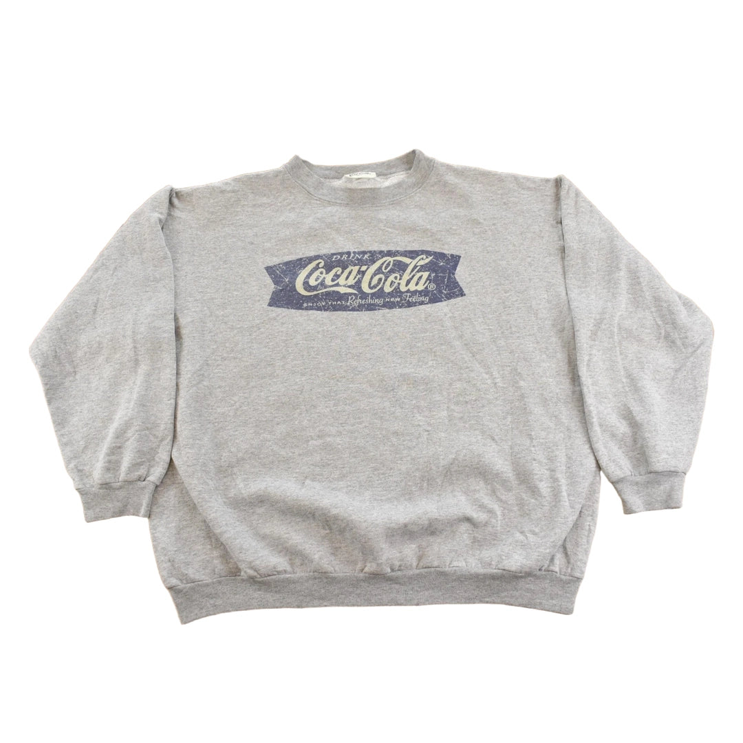 Vintage 1990s Coca Cola Art Graphic Crewneck Sweatshirt Men's L
