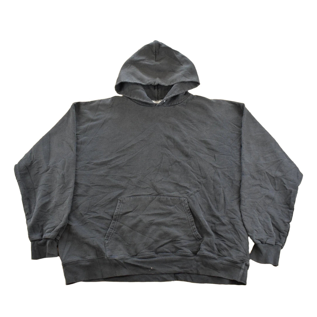 Vintage 2000s Hanes Ultimate Cotton Blank Black Hoodie Sweatshirt Men's L