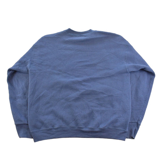 Vintage 1990s Lazy Tabby Cat Crewneck Sweatshirt Men's L