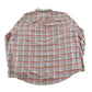 Vintage 1990s Land's End Plaid Flannel Button Up Shirt Men's XL