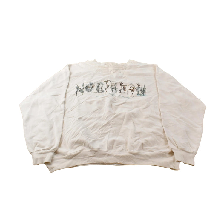 Vintage 1990s Northern Elements Crewneck Sweatshirt Men's XL