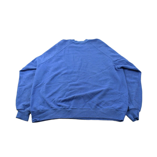Vintage 1990s Jerzees Blank Raglan Crewneck Sweatshirt Men's XL