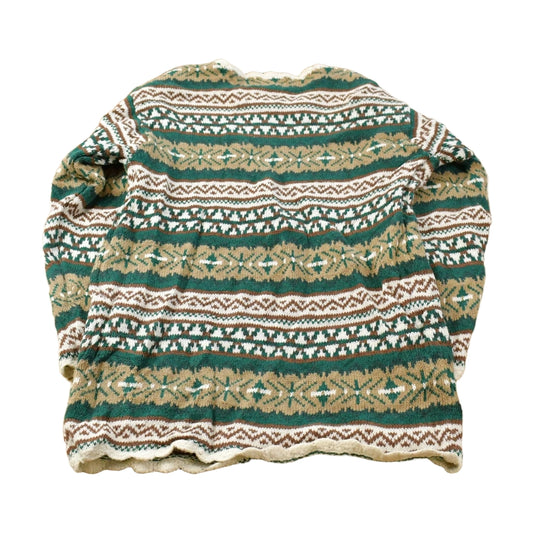 Vintage 1990s New Moves Abstract Knit Crewneck Sweater Women's S