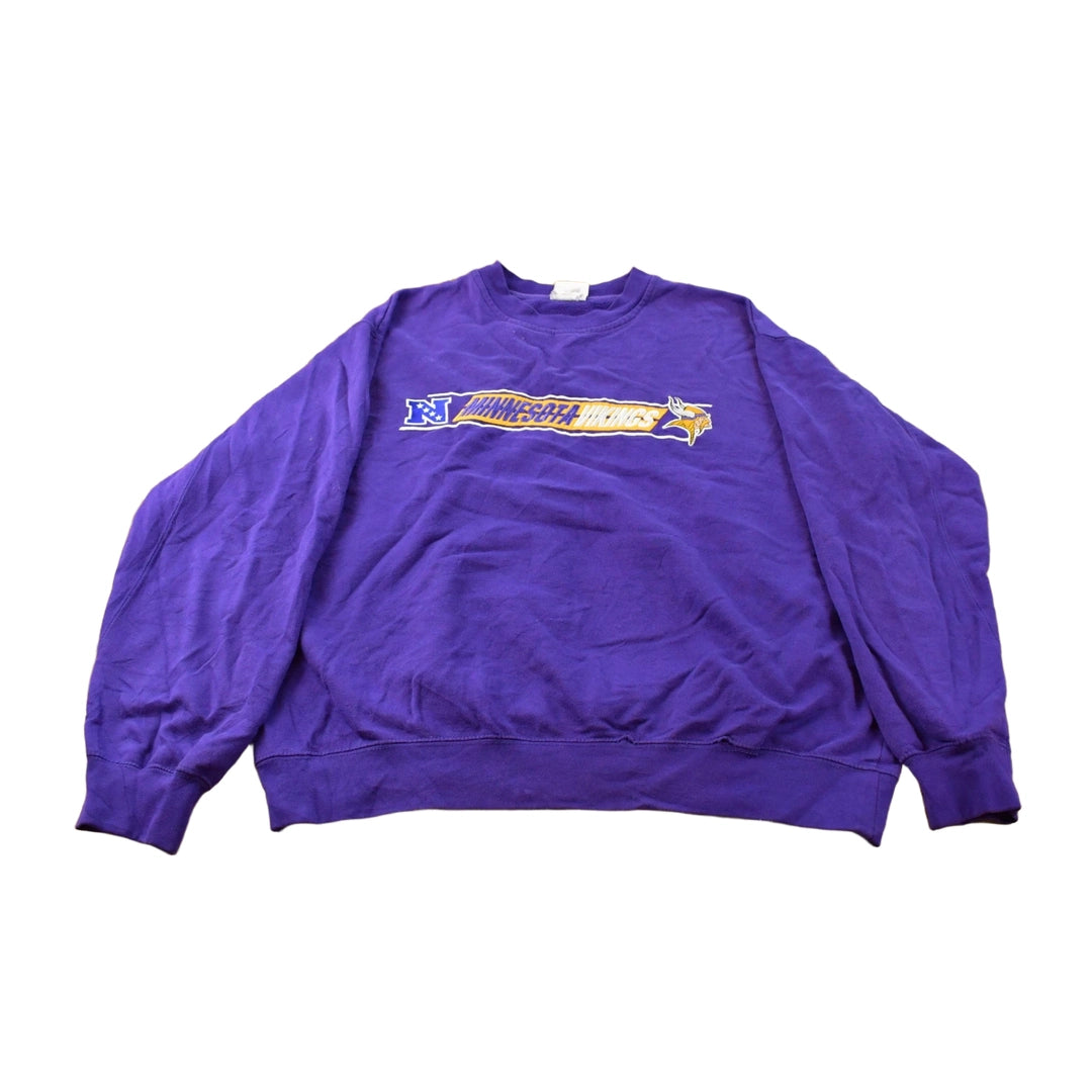 Vintage 2000s Minnesota Vikings Crewneck Sweatshirt Men's XL