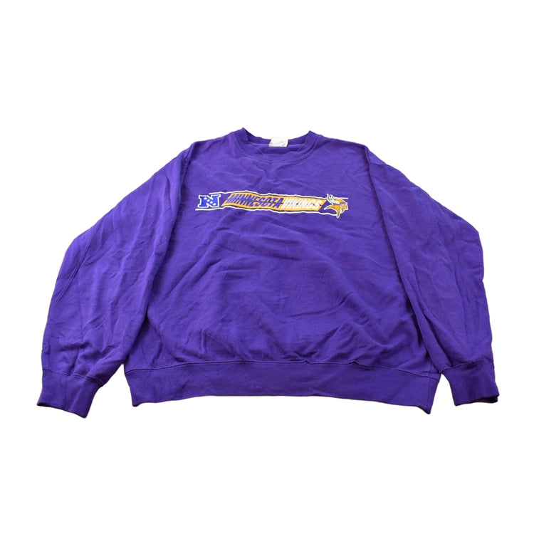 Vintage 2000s Minnesota Vikings Crewneck Sweatshirt Men's XL