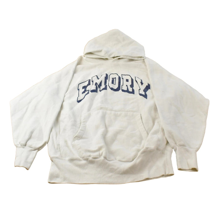 Vintage 1990s Emory University Champion Reverse Weave Hoodie Sweatshirt Men's XL