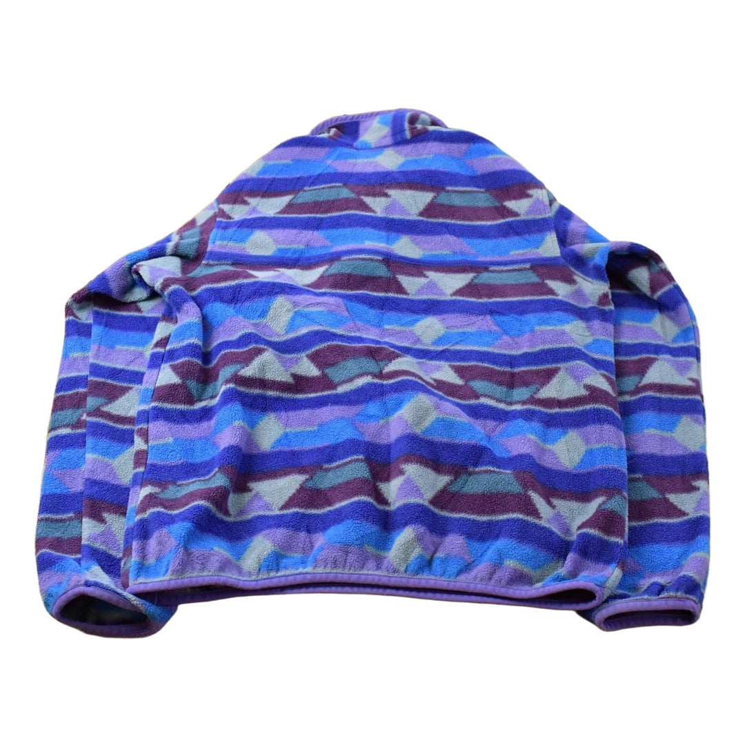 Vintage 2000s Patagonia Synchilla Triangles Geometric Snap-T Fleece Sweater Women's M
