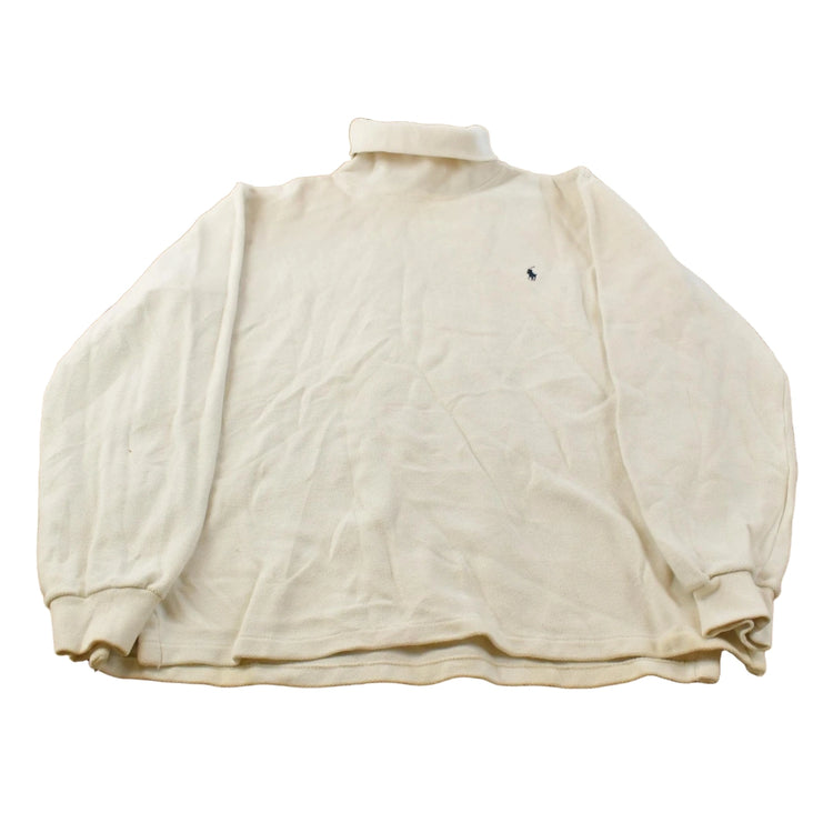 Vintage 1990s Polo Ralph Lauren Turtleneck Sweatshirt Men's Medium