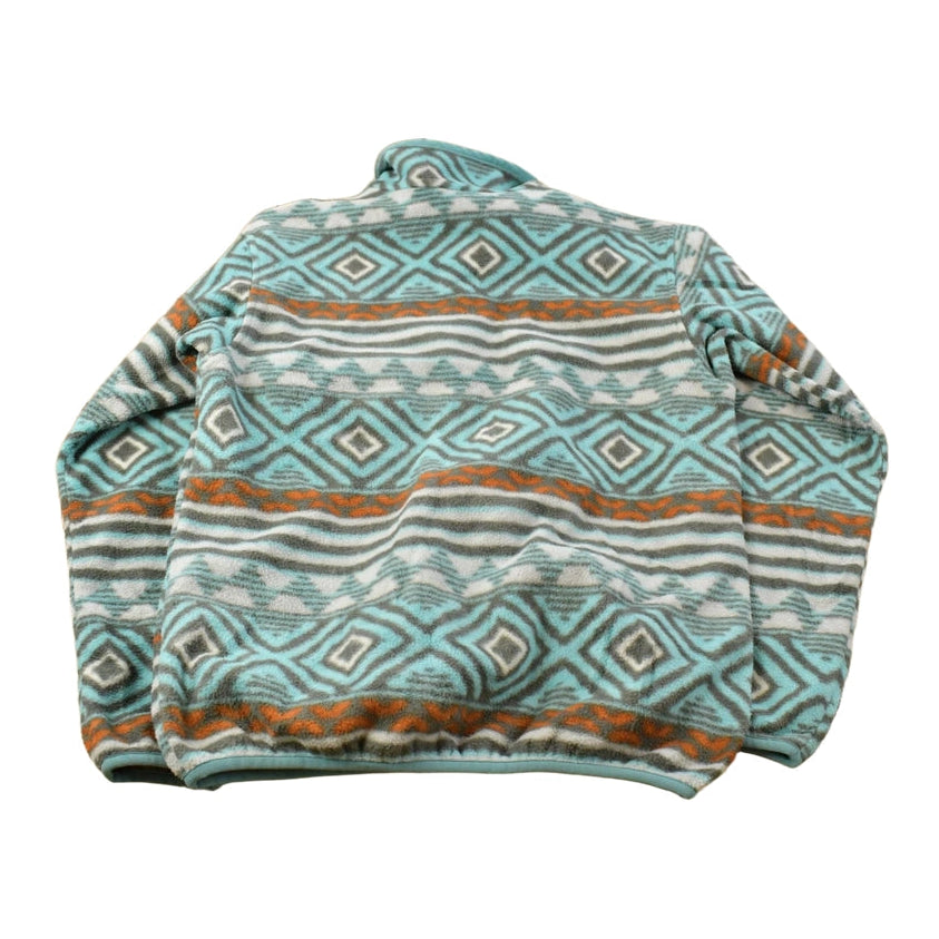 Vintage 2000s Patagonia Synchilla Aztec Fleece Snap T Sweater Youth XL