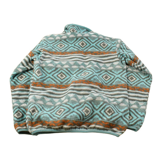 Vintage 2000s Patagonia Synchilla Aztec Fleece Snap T Sweater Youth XL