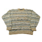 Vintage 1990s Distressed TSR Knit Abstract Crewneck Sweater Mens XL Men's Large