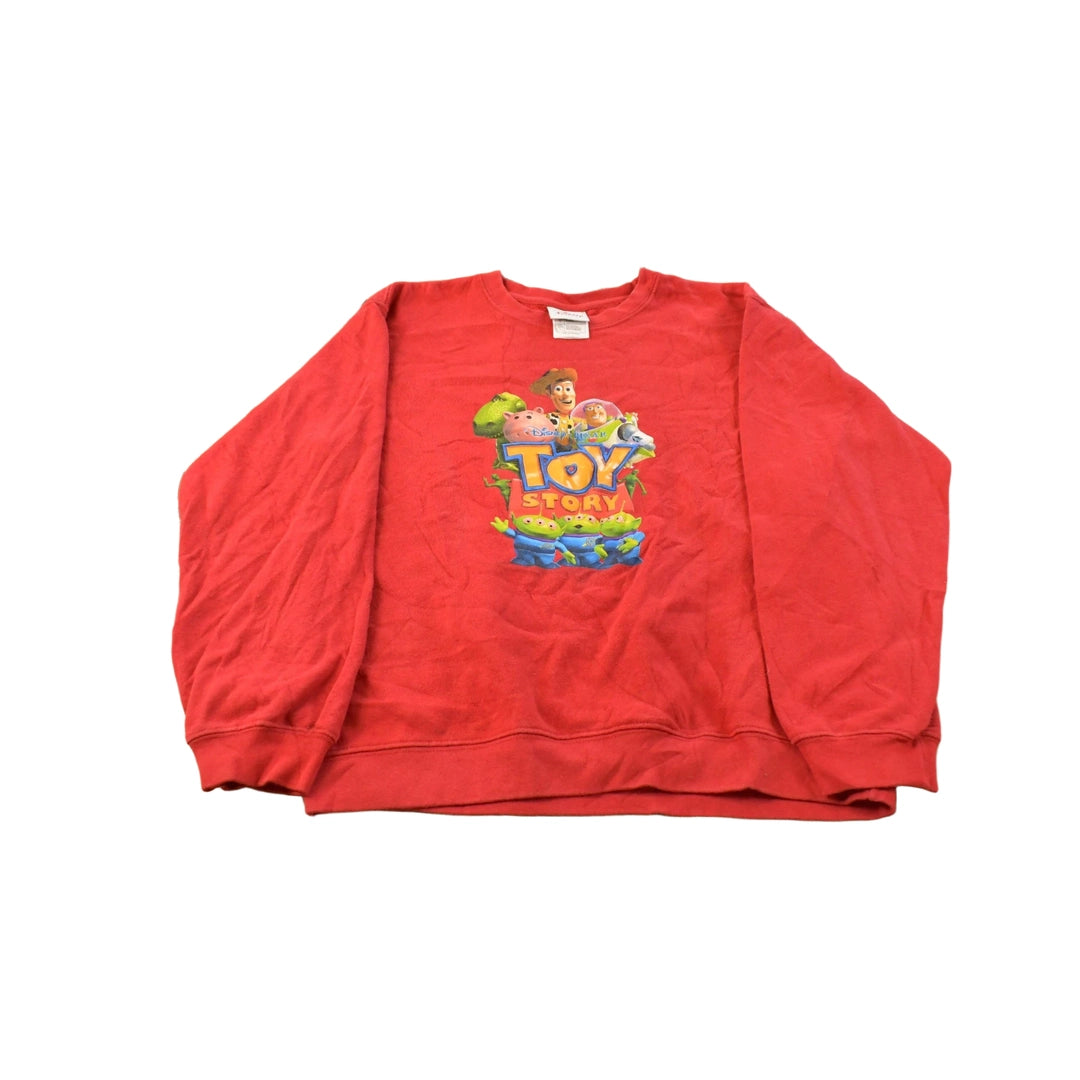 Vintage 1990s Toy Story Movie Promo Crewneck Sweatshirt Youth Large