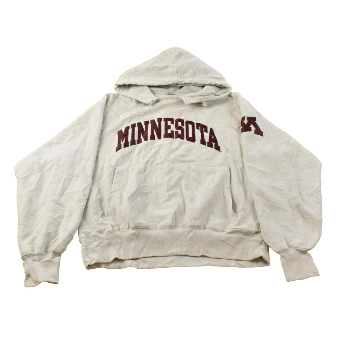 Vintage 1990s Distressed Minnesota Golden Gophers Hoodie Sweatshirt Men's XL