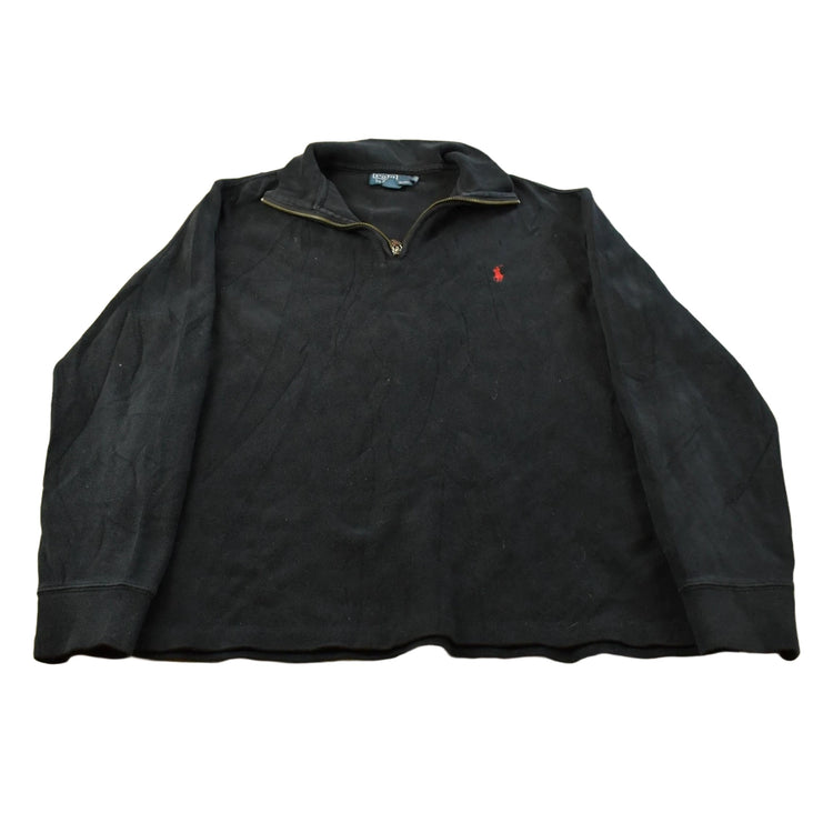 Vintage 1990s Polo Ralph Lauren Quarter Zip Sweatshirt Men's L