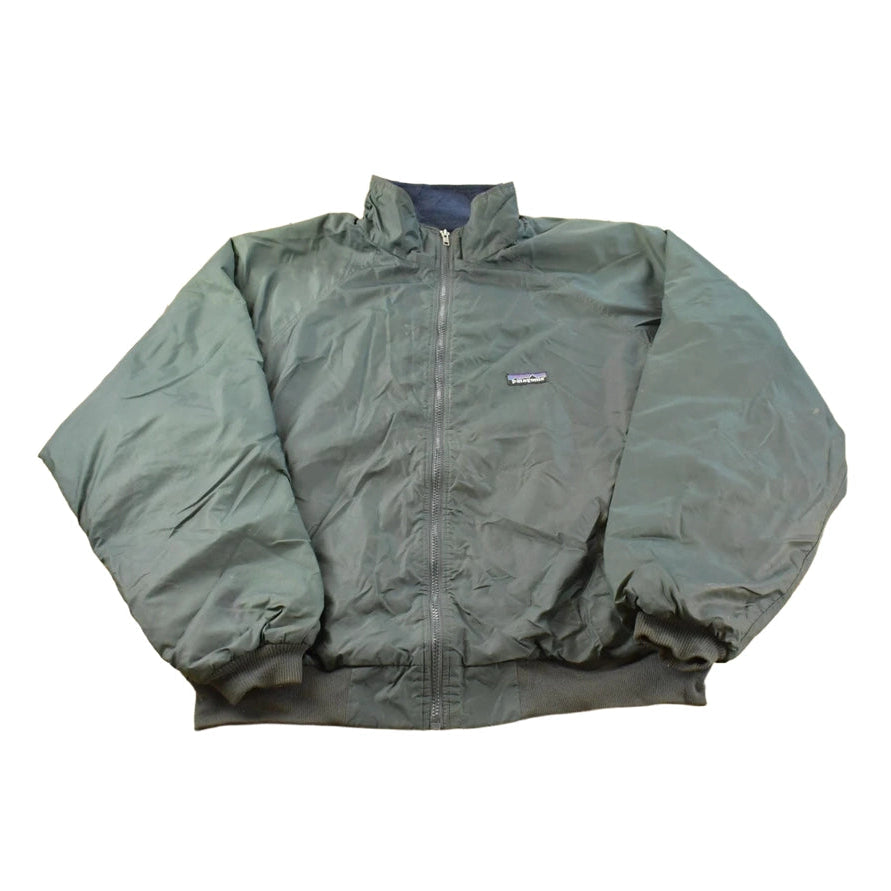 Vintage 1990s Patagonia Fleece Lined Windbreaker Jacket Men's XL
