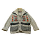 Vintage 1970s Miller Southwestern Knit Cardigan Sweater Men's M