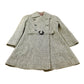 Vintage 1980s Gastwirth Herringbone Tweed Over Coat Women's Small