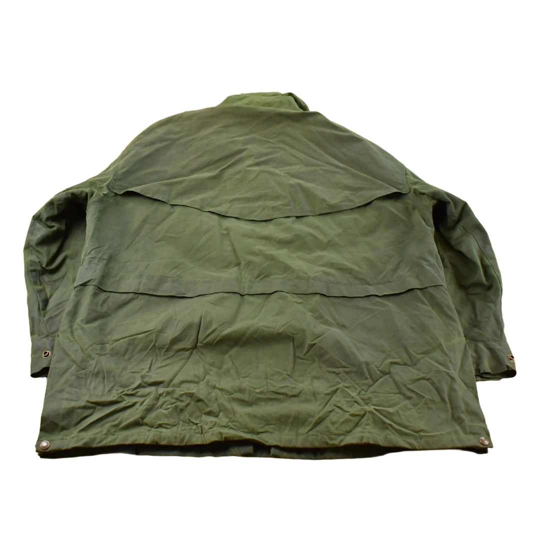 Vintage 1980s Australian Outback Waxed Canvas Oil Jacket Men's 2XL