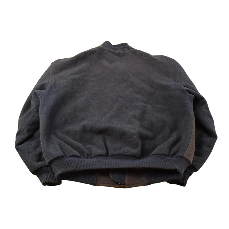 Vintage 1980s Eddie Bauer Wool Bomber Jacket Men's M