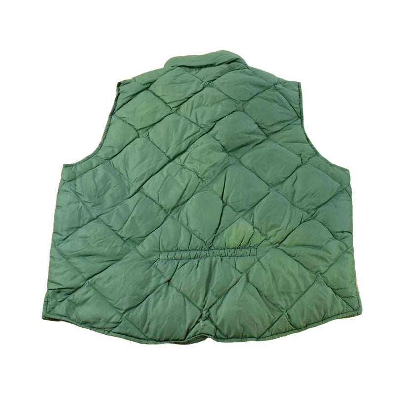 Vintage 1980s Eddie Bauer Goose Down Reversible Puffer Vest Jacket Women's L