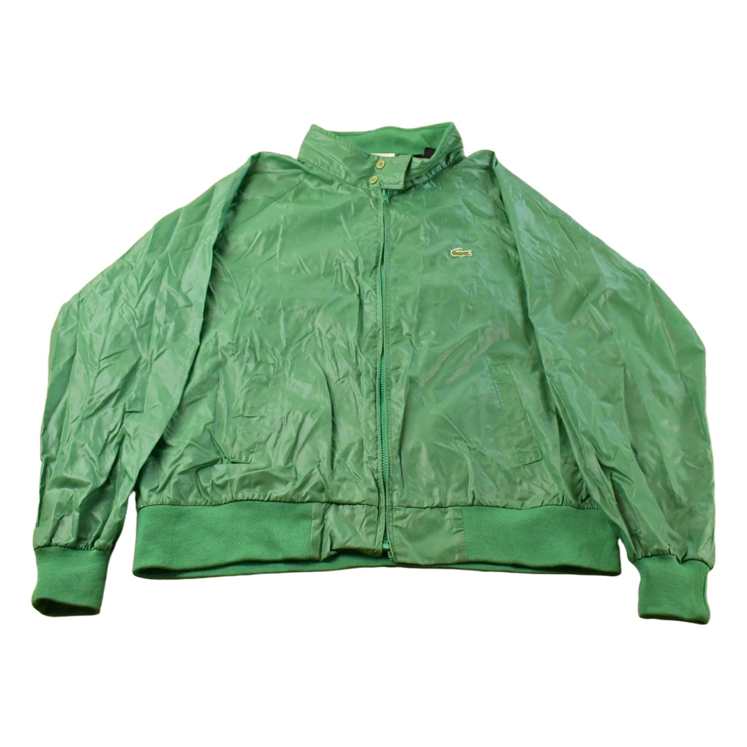Vintage 1980s Lacoste Izod Full Zip Windbreaker Jacket Men's XL