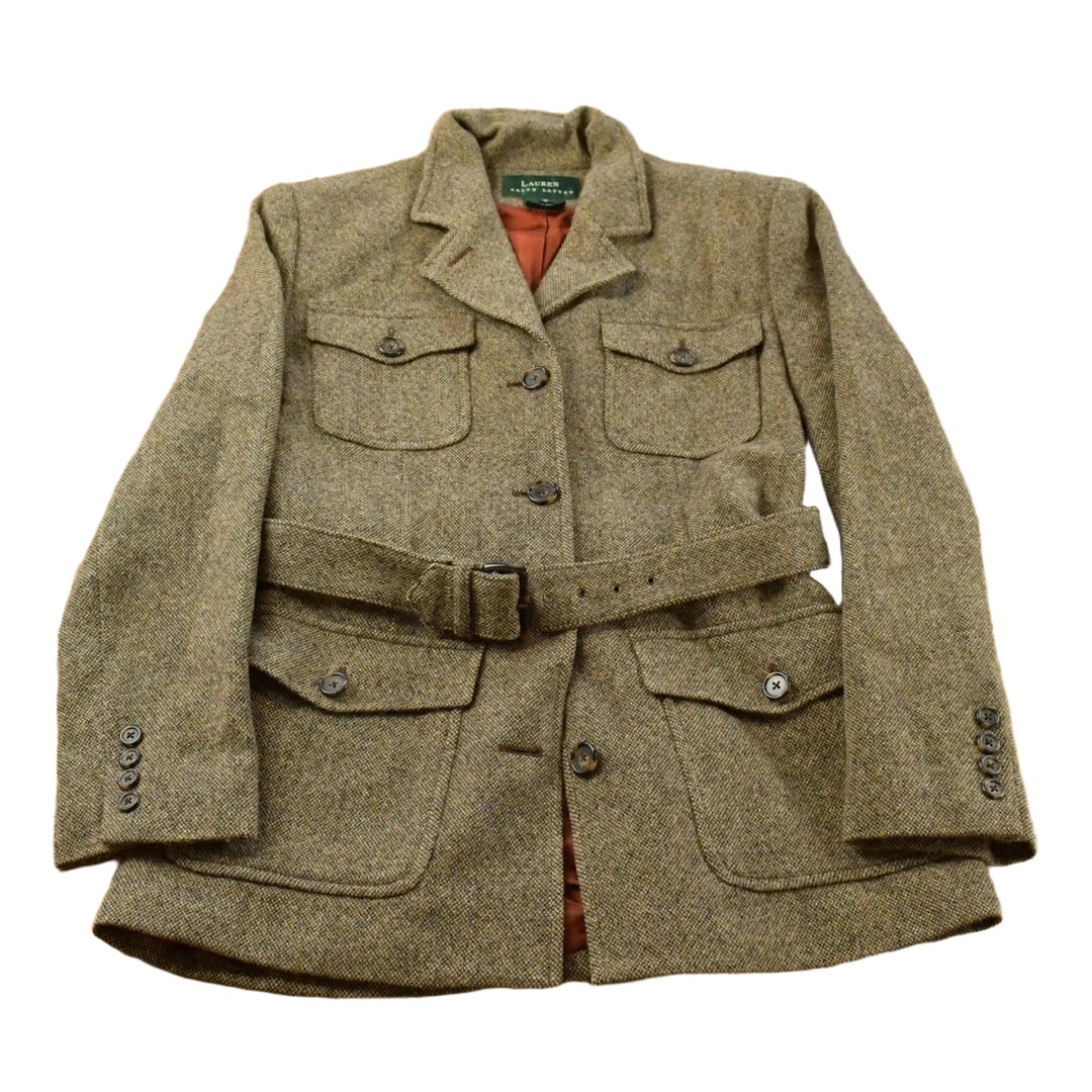 Vintage 1990s Lauren Ralph Lauren Wool Safari Jacket Women's M