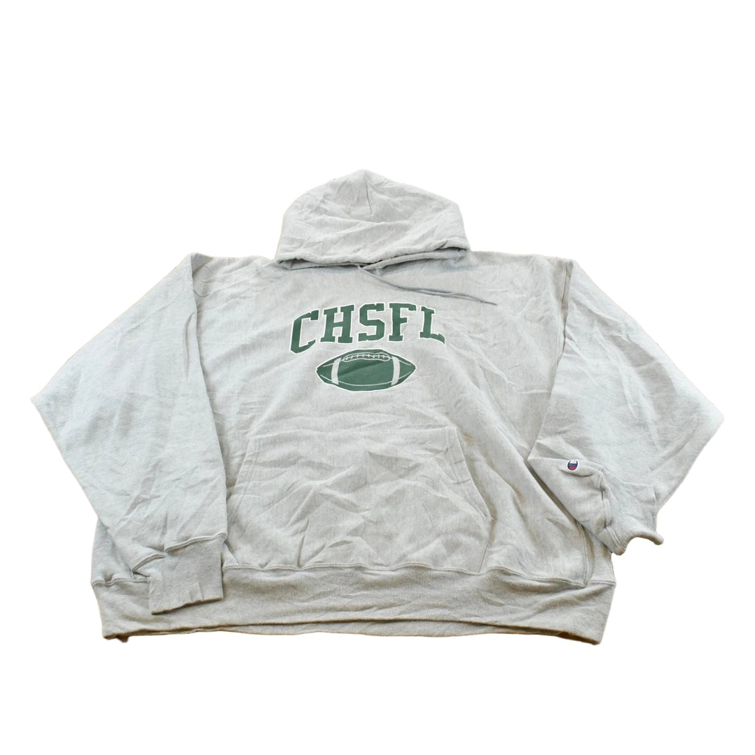 Vintage 2000s CHSFL Football Champion Reverse Weave Hoodie Men's 3XL