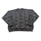 Vintage 1980s Massimo Boni Wool Acrylic Knit V-Neck Sweater Men's L